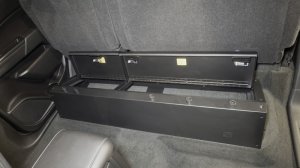 GMC Canyon Underseat Lockbox - Rear - Tuffy Products - Full Width with Pry-Guard Locking System - `14-`22